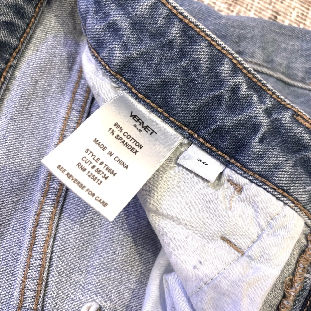 Vervet Wide Leg Blue Jeans Women's 30 NWT - Picture 4 of 5